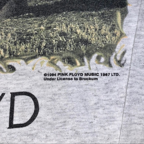 VTG ‘94 Pink Floyd Division Bell Hoodie l/s shirt - Picture 3 of 8
